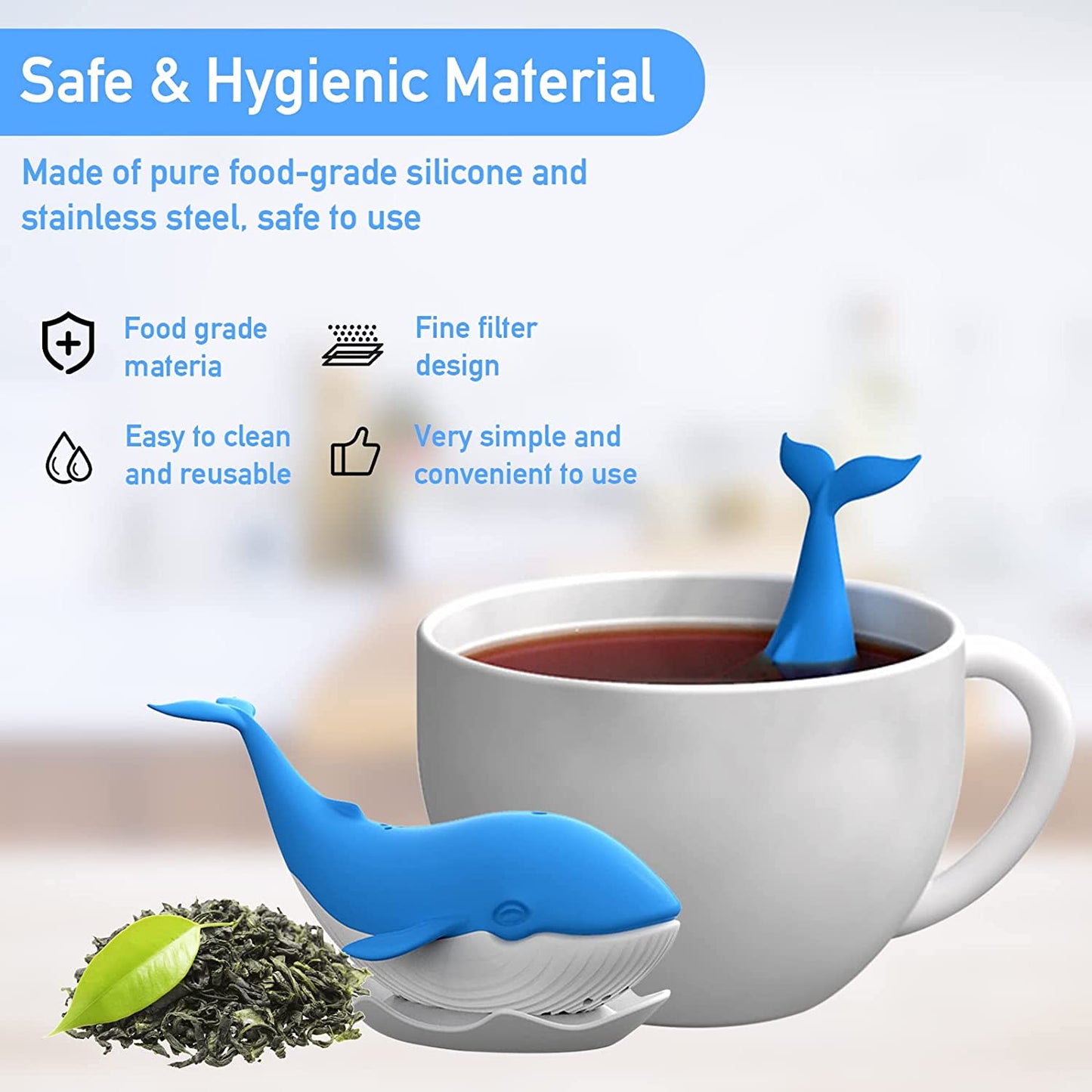 Tea Infuser Whale Tea Infuser Tea Strainer
