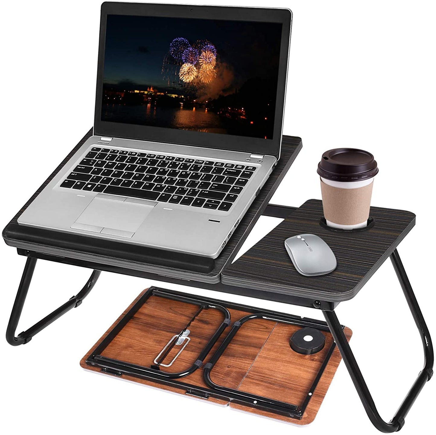 Laptop Desk Bed Tray Desk Table Black