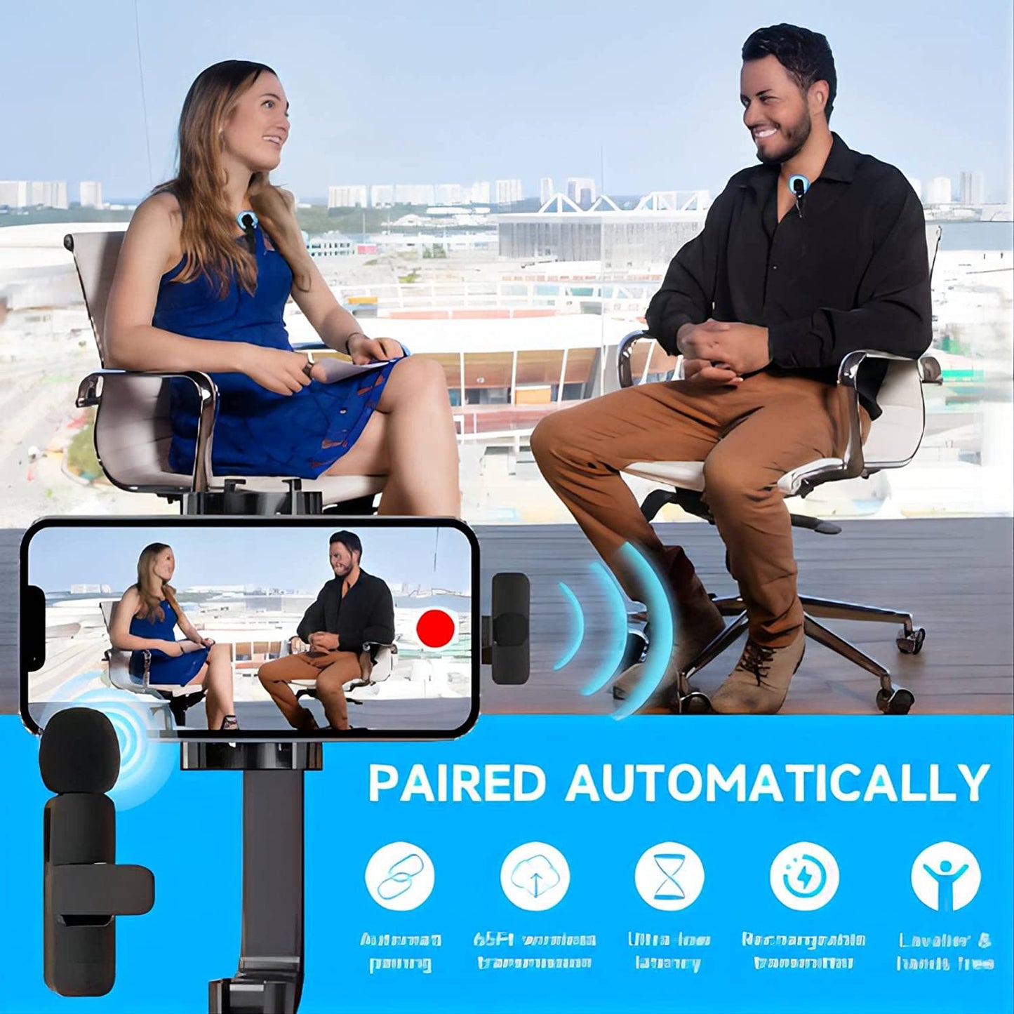 Wireless Microphone for TYPE-C and iPhone