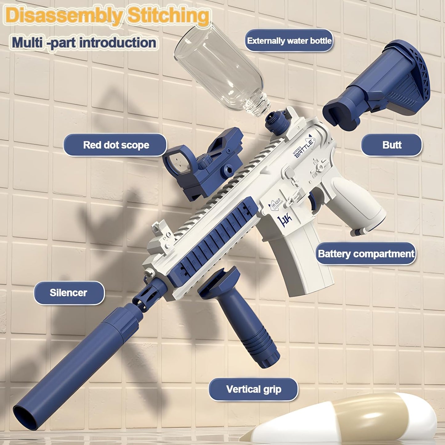 Electric Water Gun Water Blaster 416