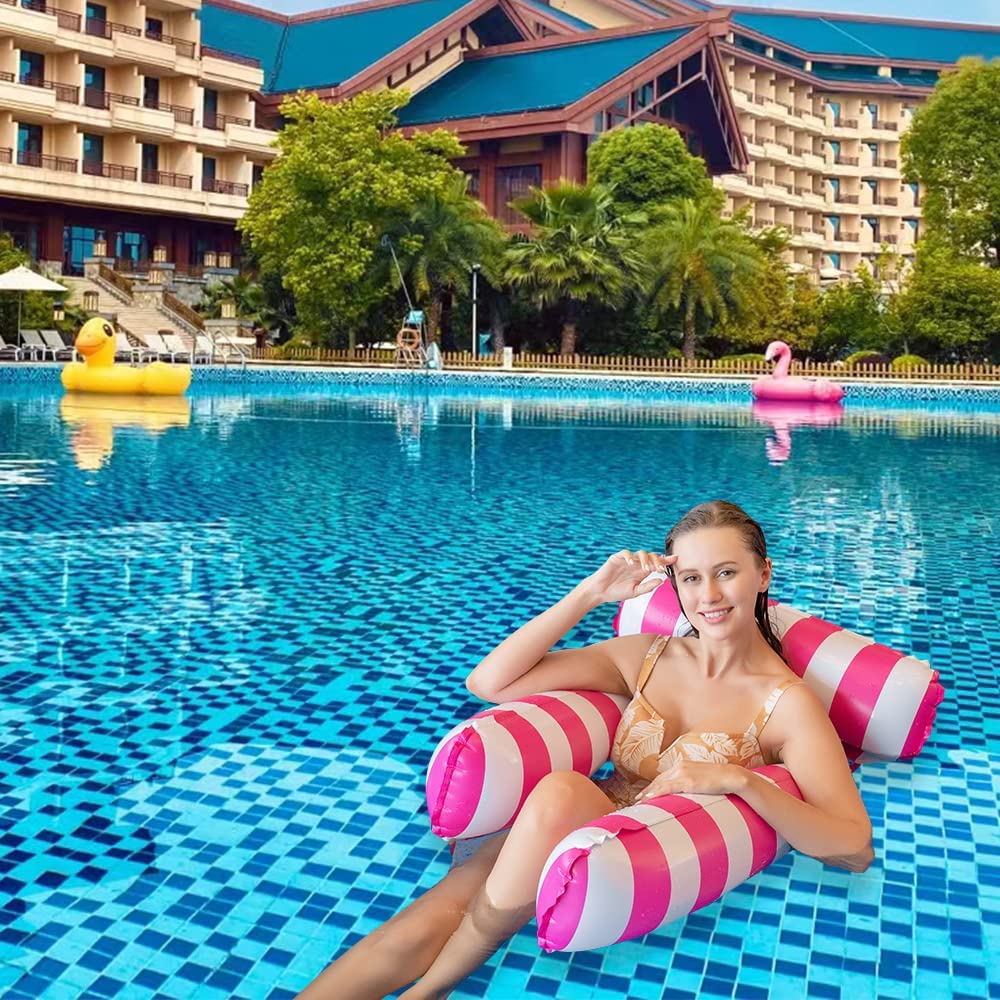 Inflatable Pool Chair Head Rest-Yellow