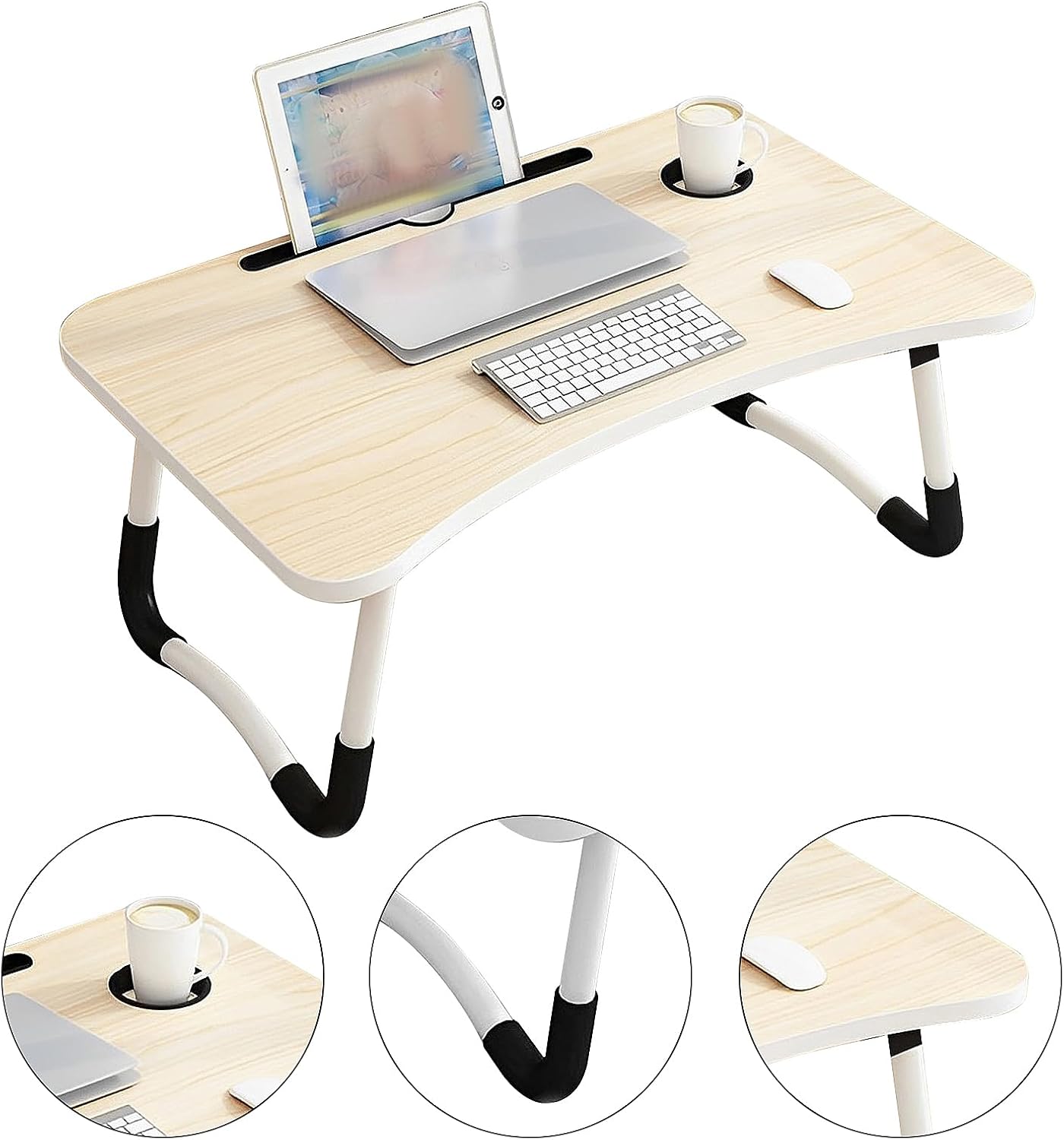 Laptop Bed Table with Drawer
