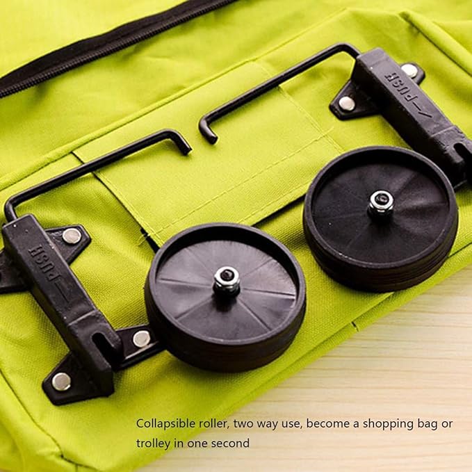 Foldable Shopping Cart Blue