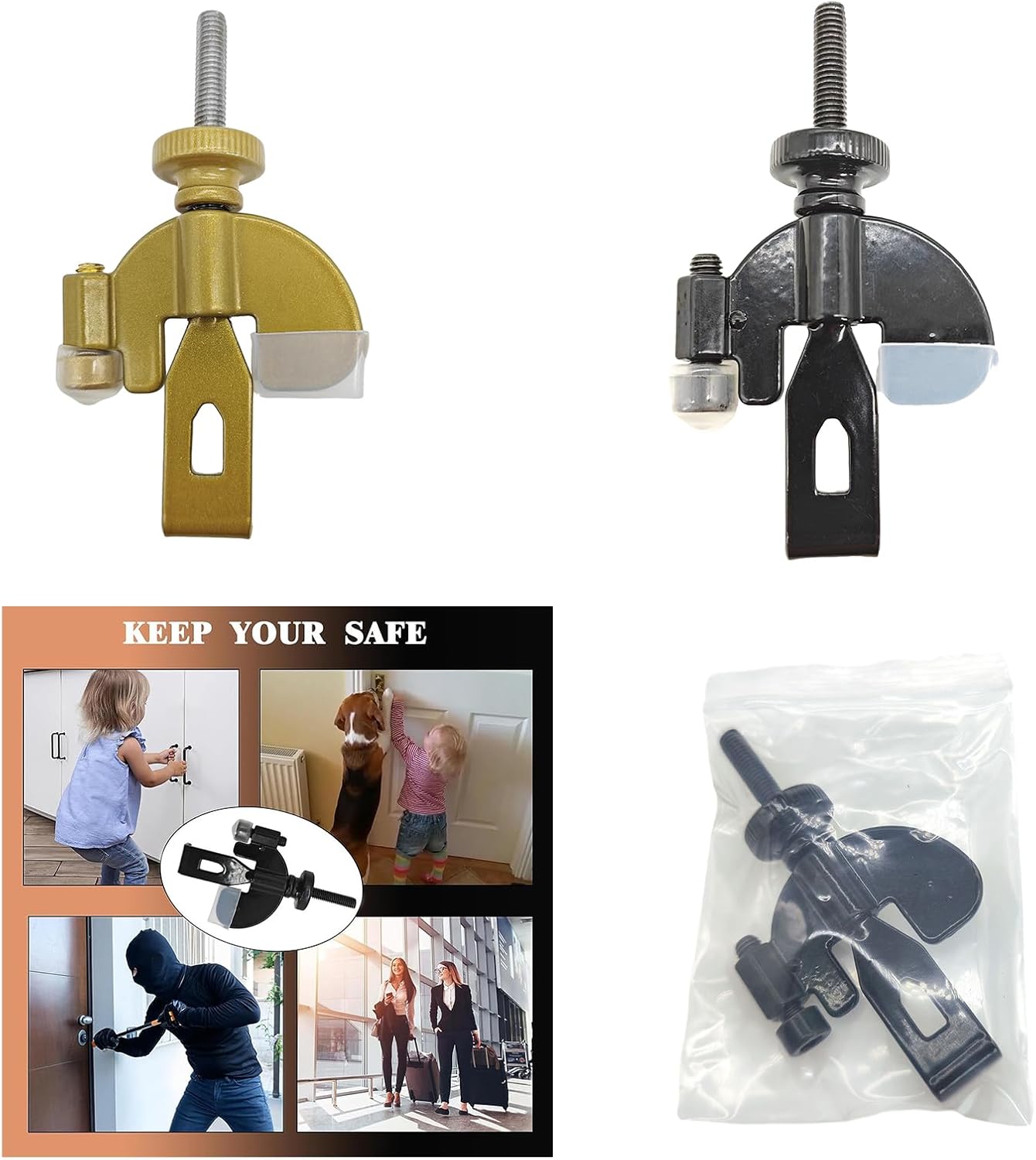 2PC Door Security Device Lock