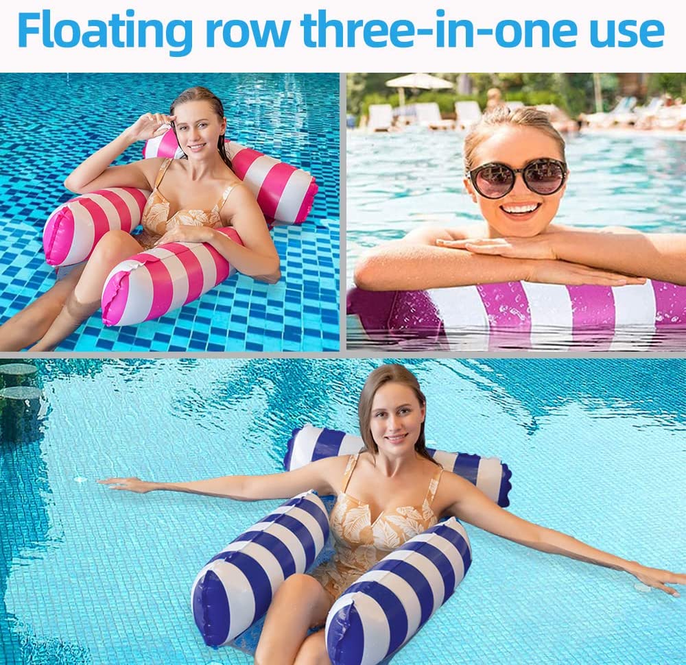 Inflatable Pool Chair Head Rest-Purple