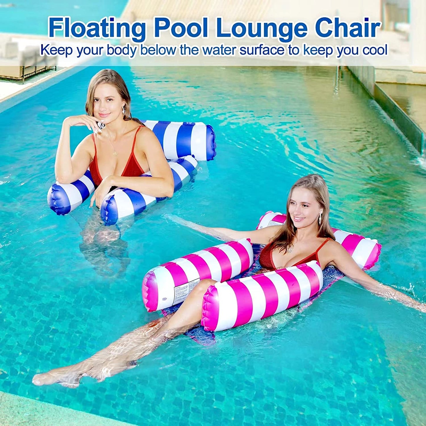 Inflatable Pool Chair Head Rest-Yellow