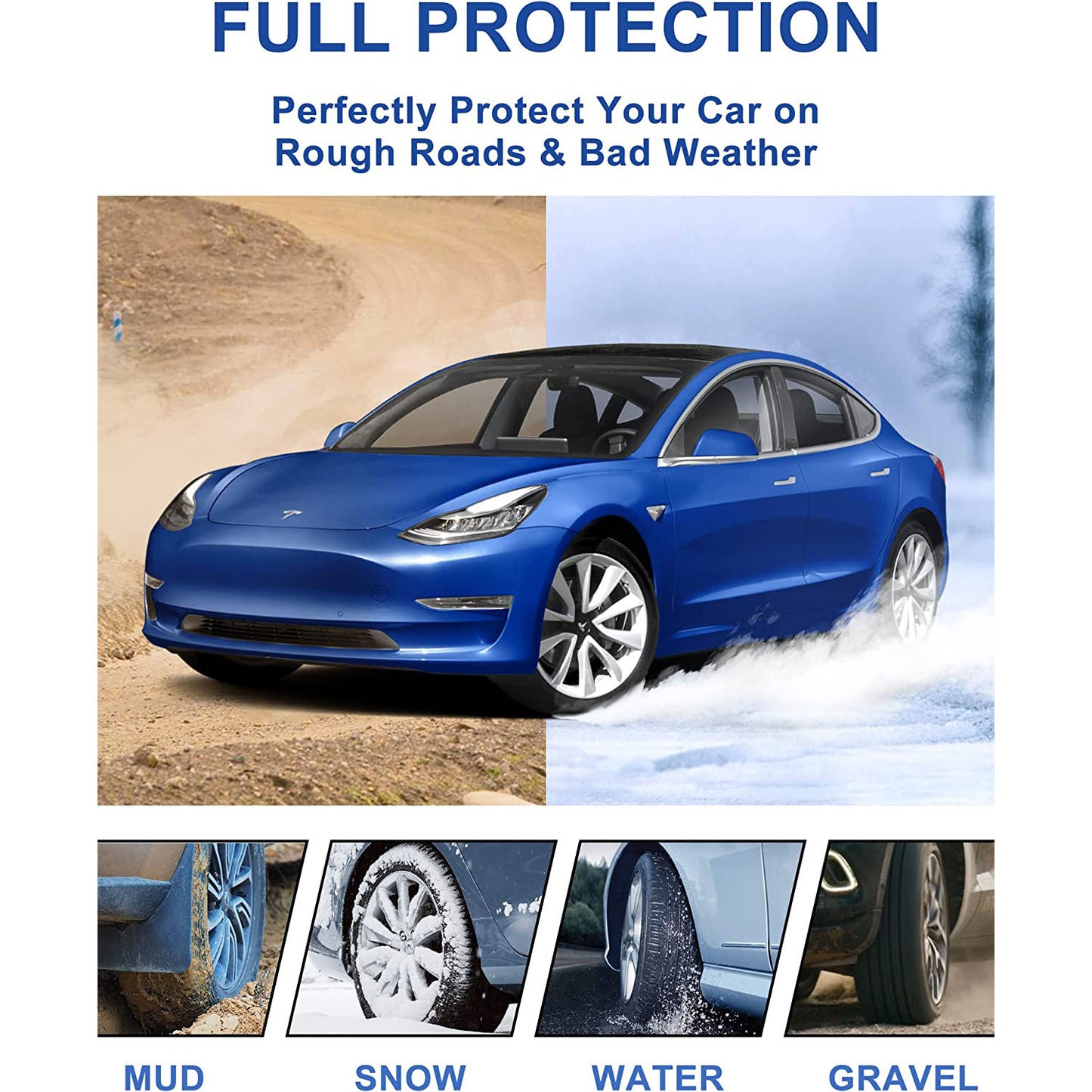 Mud Flaps Splash Guard Fender Mudguard for Tesla Model Y Accessories