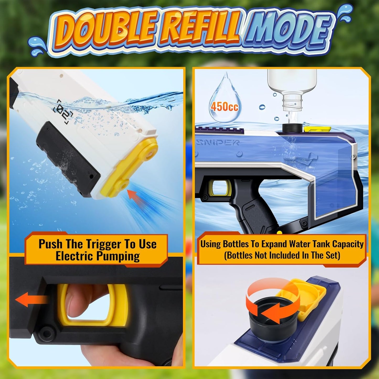 All-in-one High-pressure Electric Water Gun Toy