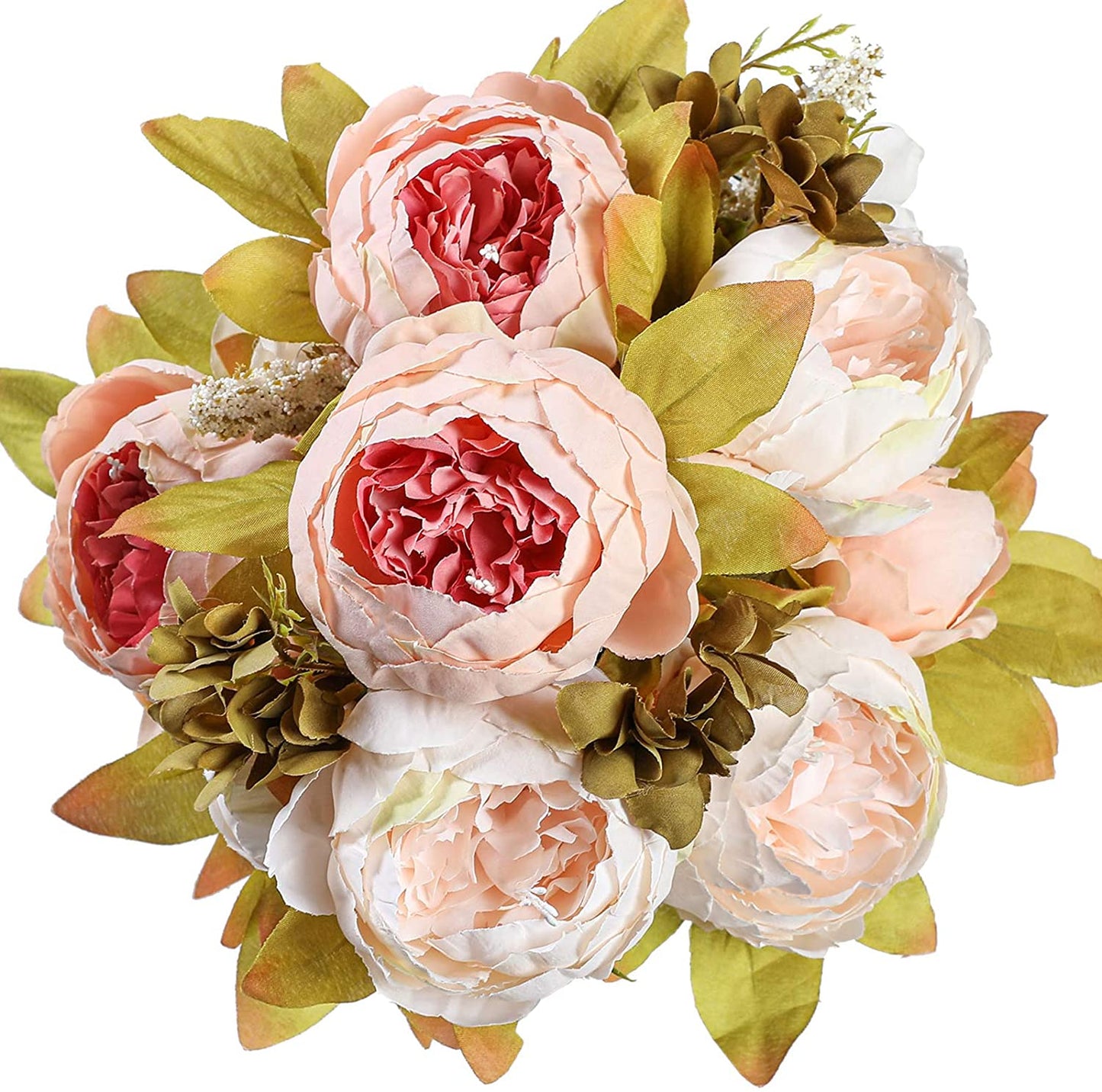 Artificial Peony Silk Flowers-Mixed Pink