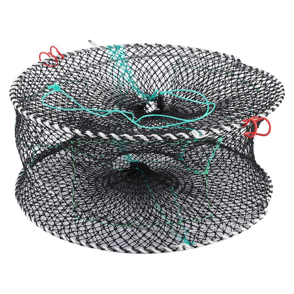 Crab Net Crab Trap Foldable Net Trap with 15m Rope