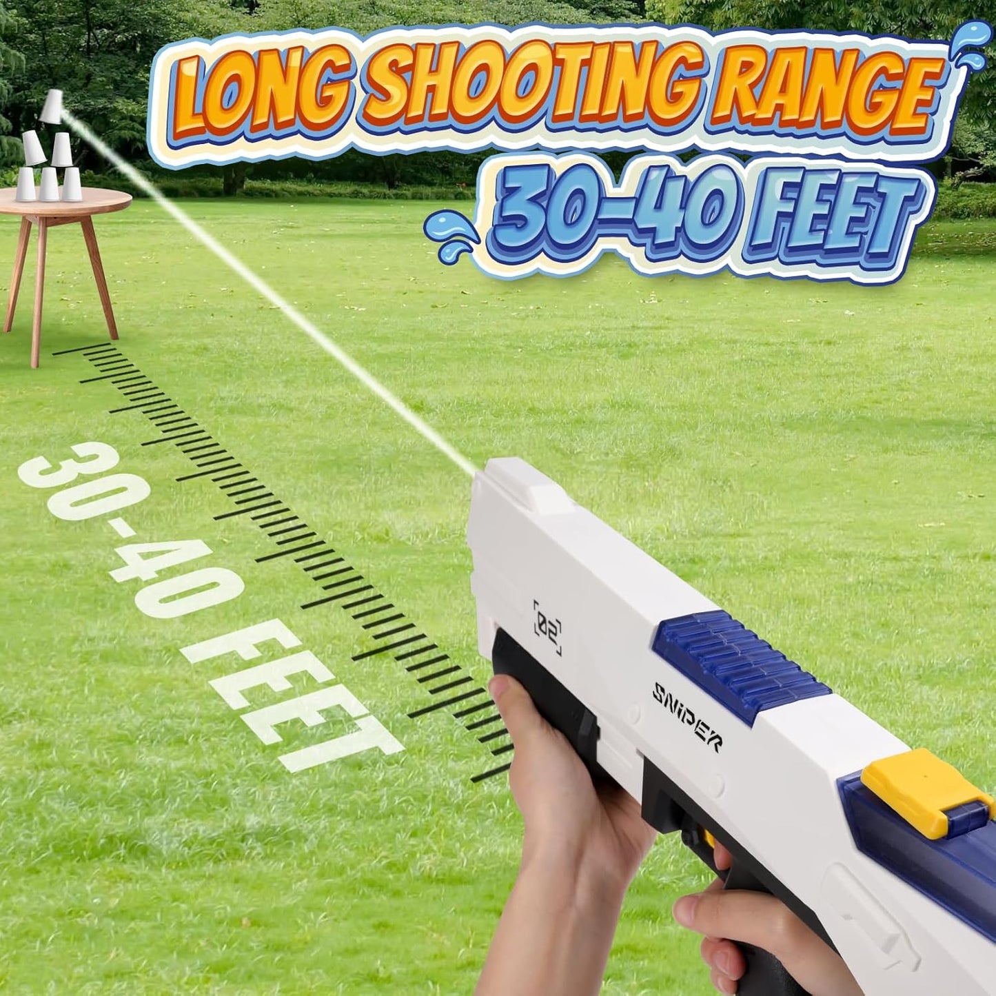 All-in-one High-pressure Electric Water Gun Toy