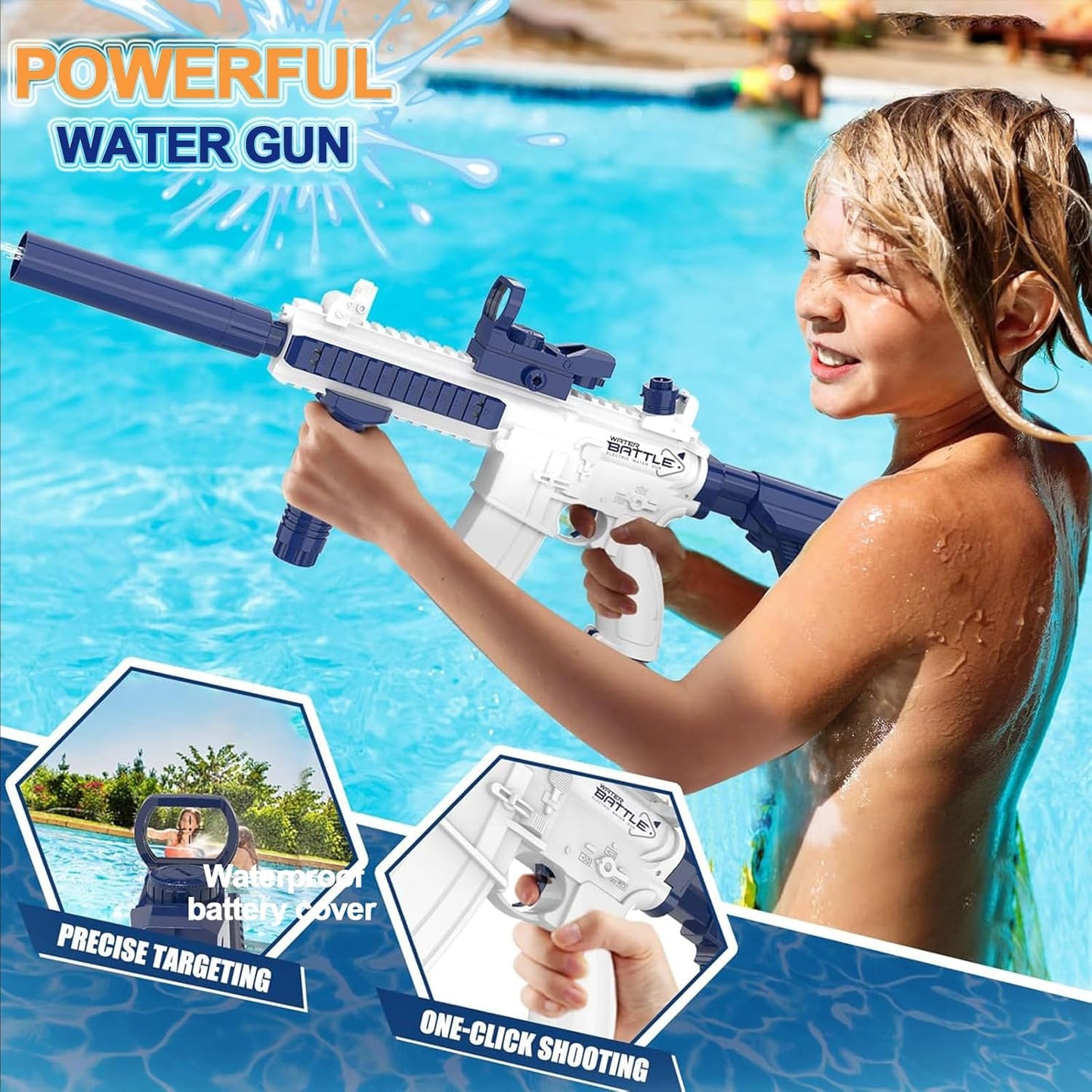 Electric Water Gun Water Blaster 416