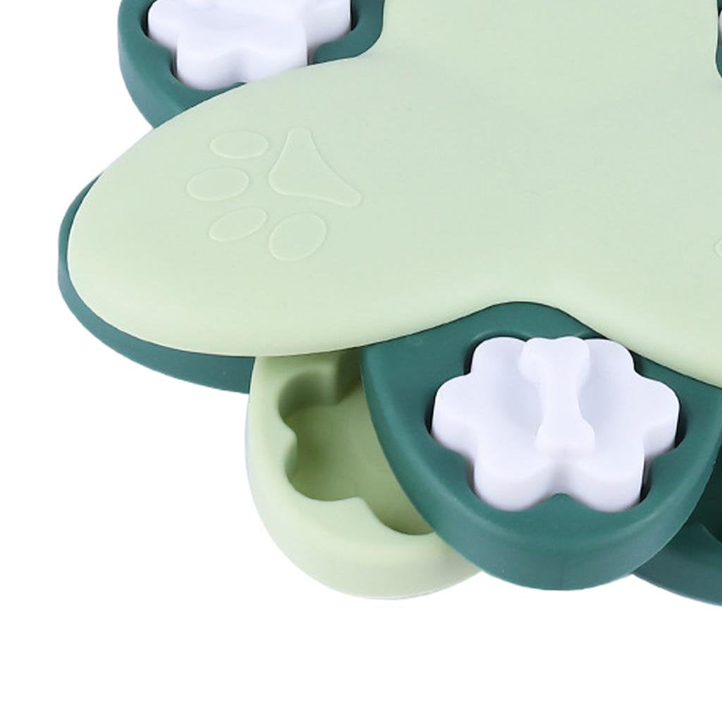 Pet Dog Cat Tornado Treat Dispenser Green