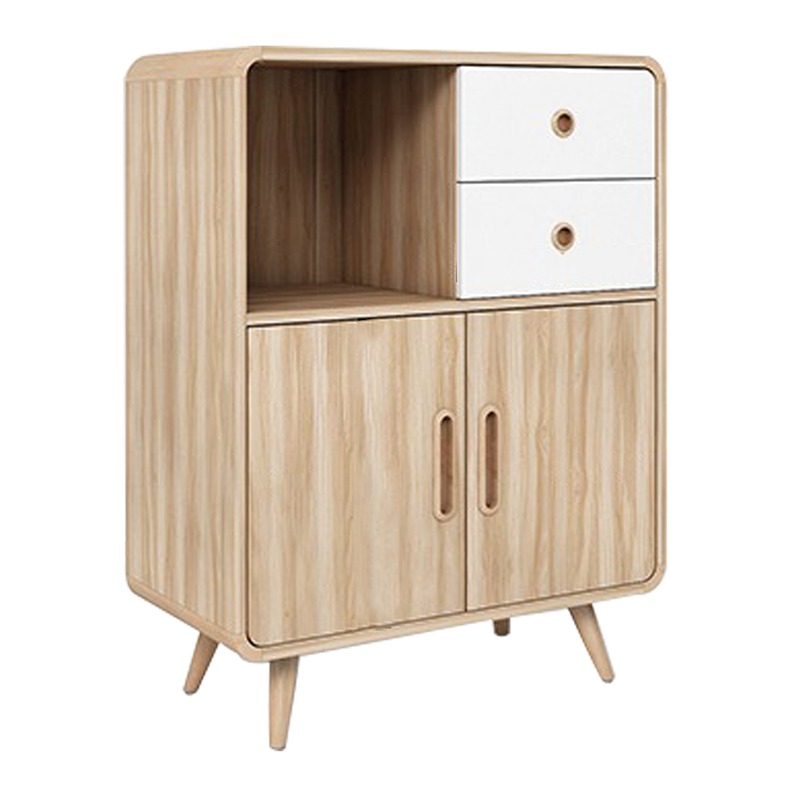 Round Corner Buffet 2 Drawers 3 Doors 90cm