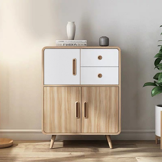 Round Corner Buffet 2 Drawers 3 Doors 90cm