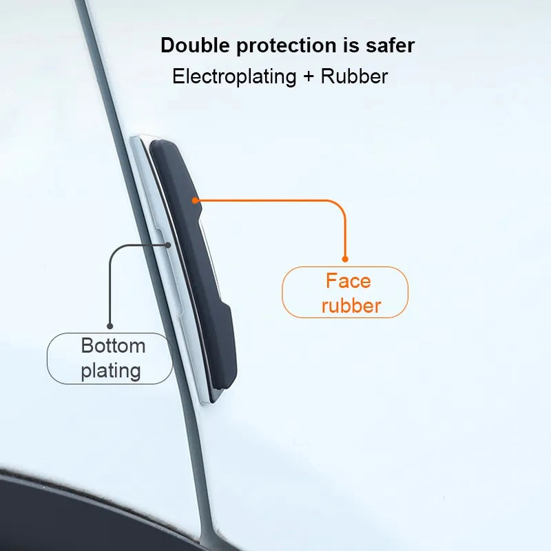 2 Pack Car Door Edge Guards Bumper Protector 4 Pcs