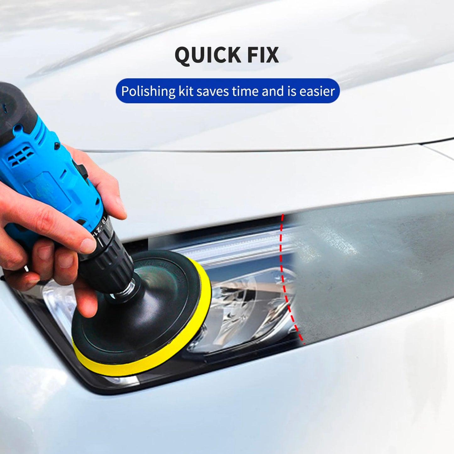 Car Headlight Restoration Kit Headlamp Lens Restore Oxidation Yellow Scratch Repair Liquid Polymer Chemical Polishing