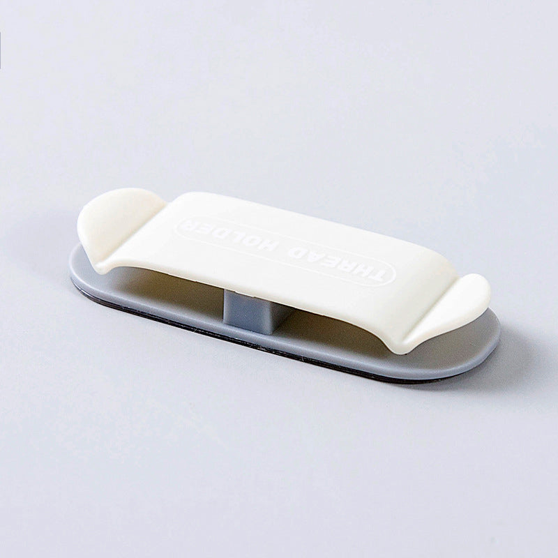 Cable Organizer Power Cord Cable Holder Hook 4 Pack - Gray