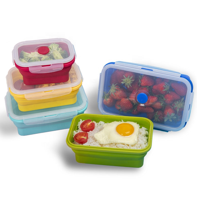 4pc Collapsible Food Storage Containers Set