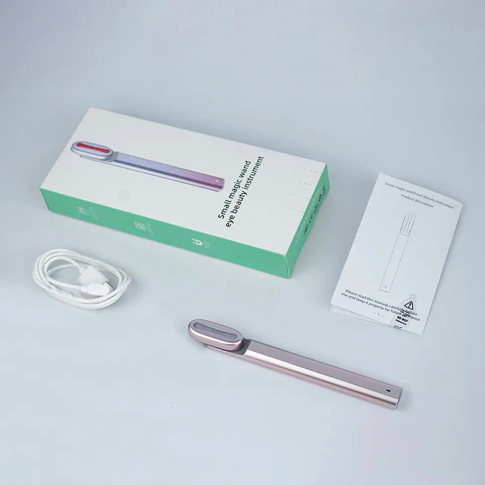 4-in-1 Facial Wand – Red Light Therapy, Microcurrent & Massage