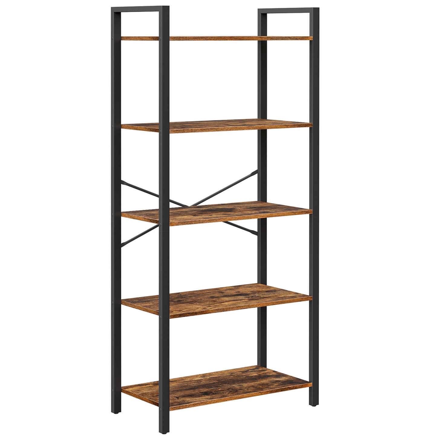 VASAGLE 5-Tier Bookshelf, Tall Bookcase, Shelving Unit