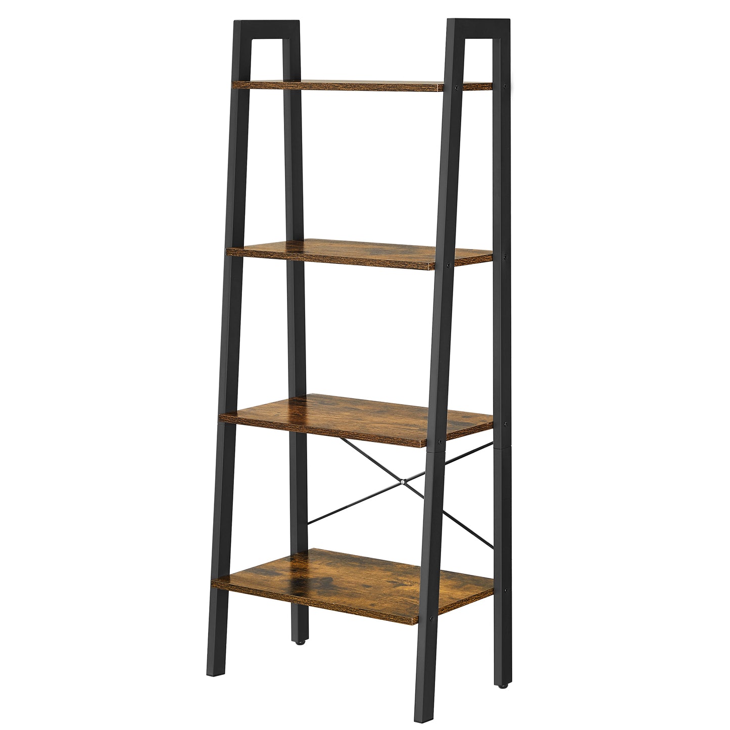 VASAGLE Ladder Shelf, 4-Tier Bookshelf, Storage Rack