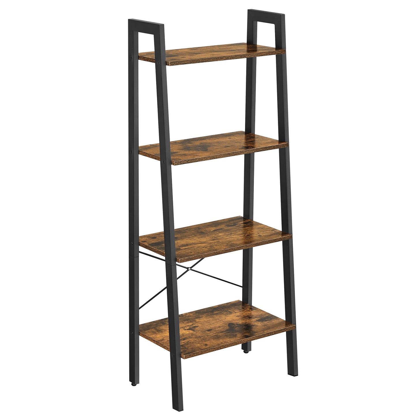 VASAGLE Ladder Shelf, 4-Tier Bookshelf, Storage Rack