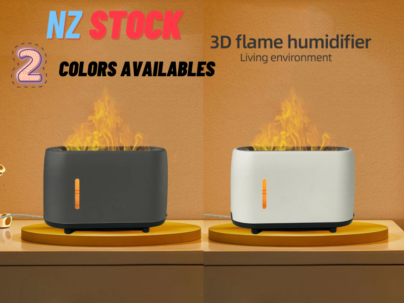 Air Humidifier Essential Oil Diffuser Portable Flame Diffuser