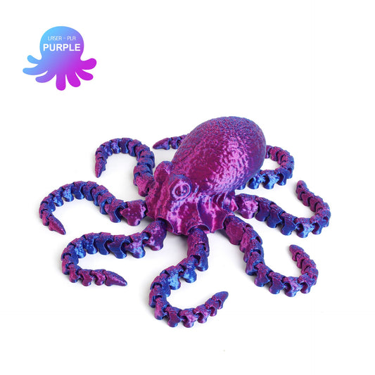 3D Printed Octopus Purple