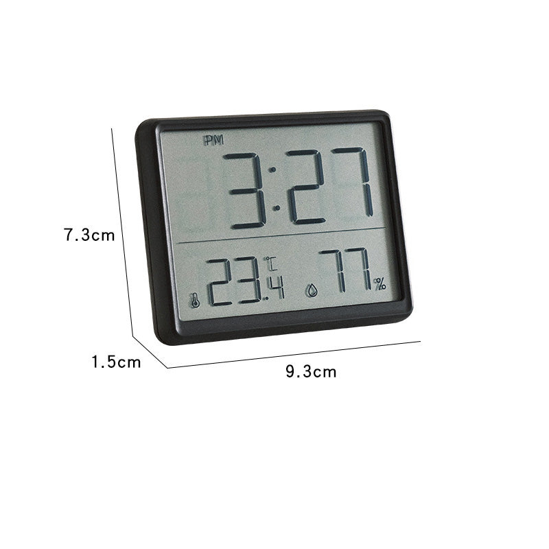 Large Screen Digital Alarm Clock Temperature and Humidity Alarm Clock for Simple Living Room Wall Layout