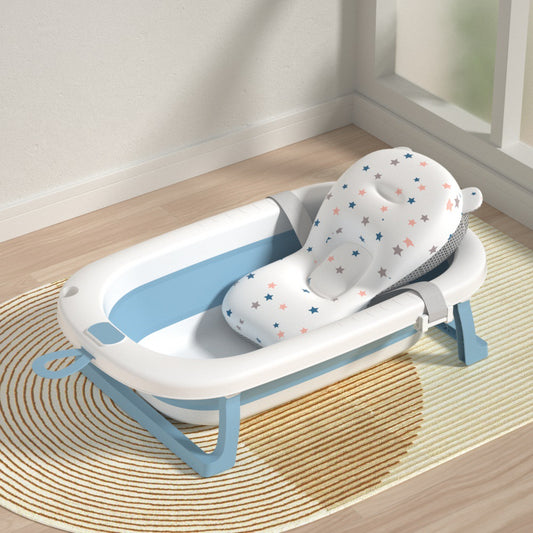 Baby Bathtub ,Baby Bathtub With Cushion Blue