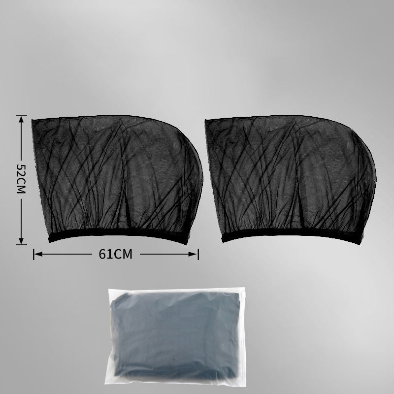 2 Pack SUV Car Rear Windows Sunshade 2 Pack Breathable Stretchy Mesh for Rear Side Windows Block Sunlight