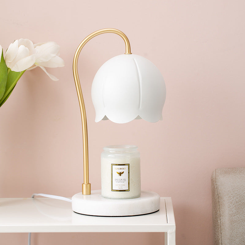 Candle Warmer Lamp Dimmable Electric Candle Wax Melter Lamp White