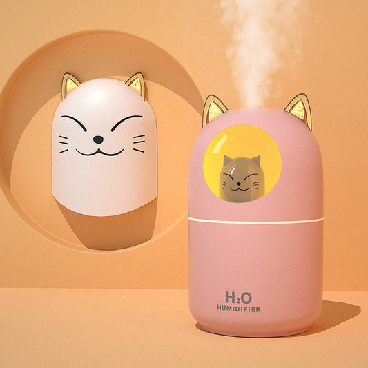 Mini Humidifier - Cat Pink