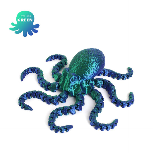 3D Printed Octopus Green
