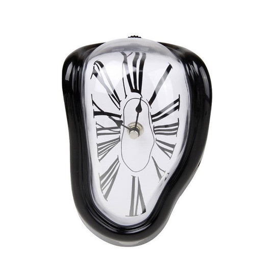 Melting Clock Salvador Dali Watch Melted Clock Black