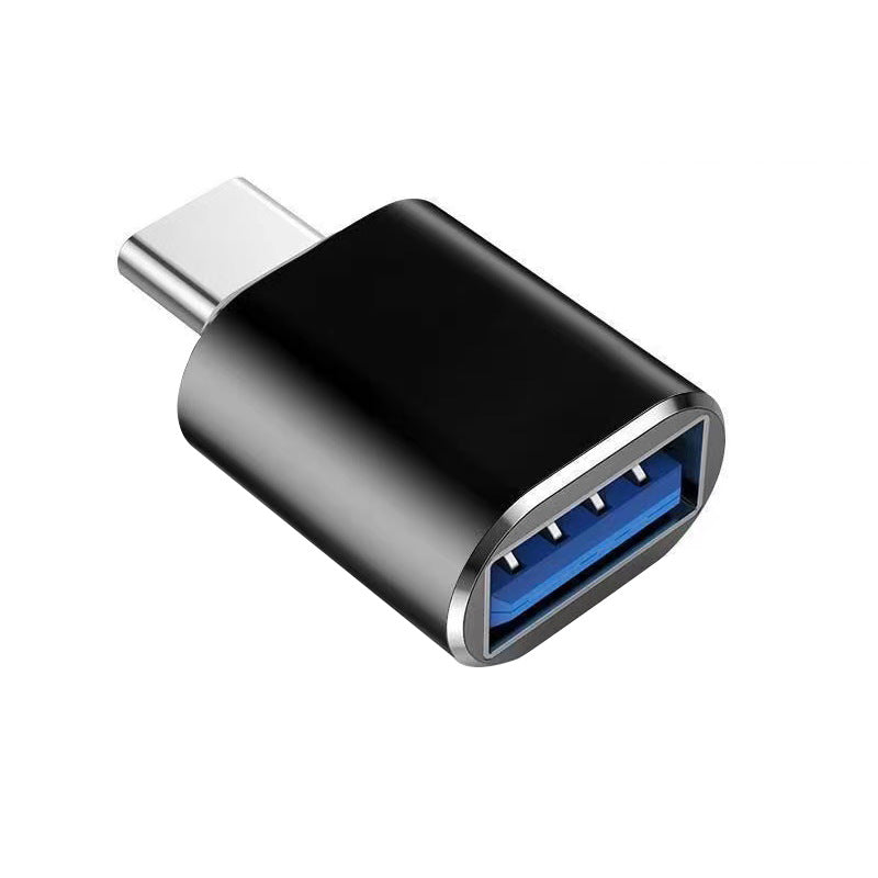 USB C to USB Adapter 2 Pack (Black and Sliver)