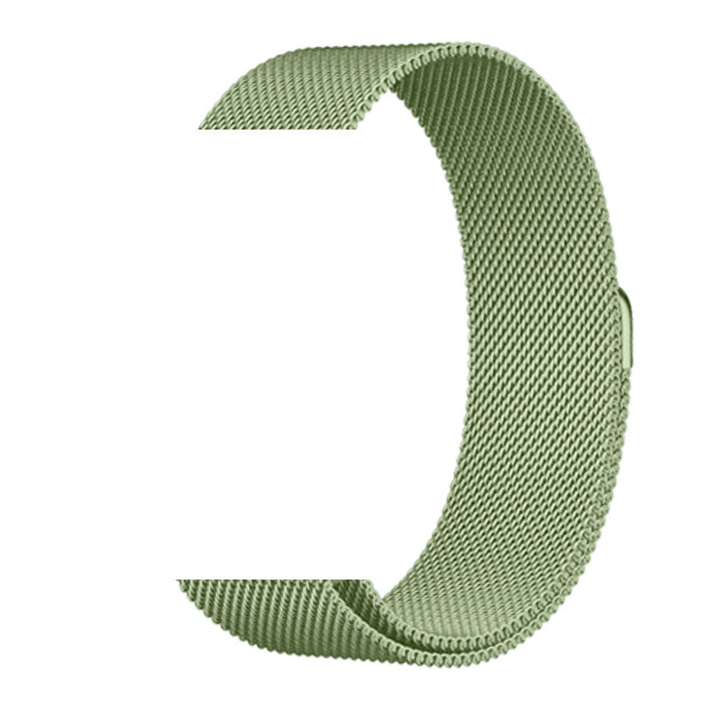 Stainless Steel Milanese Loop Apple Watch Band Mint Green 42mm 44mm 45mm 49mm