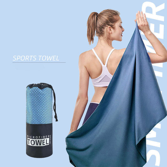 Microfiber Towel Perfect Travel & Sports &Beach Towel Nav Blue