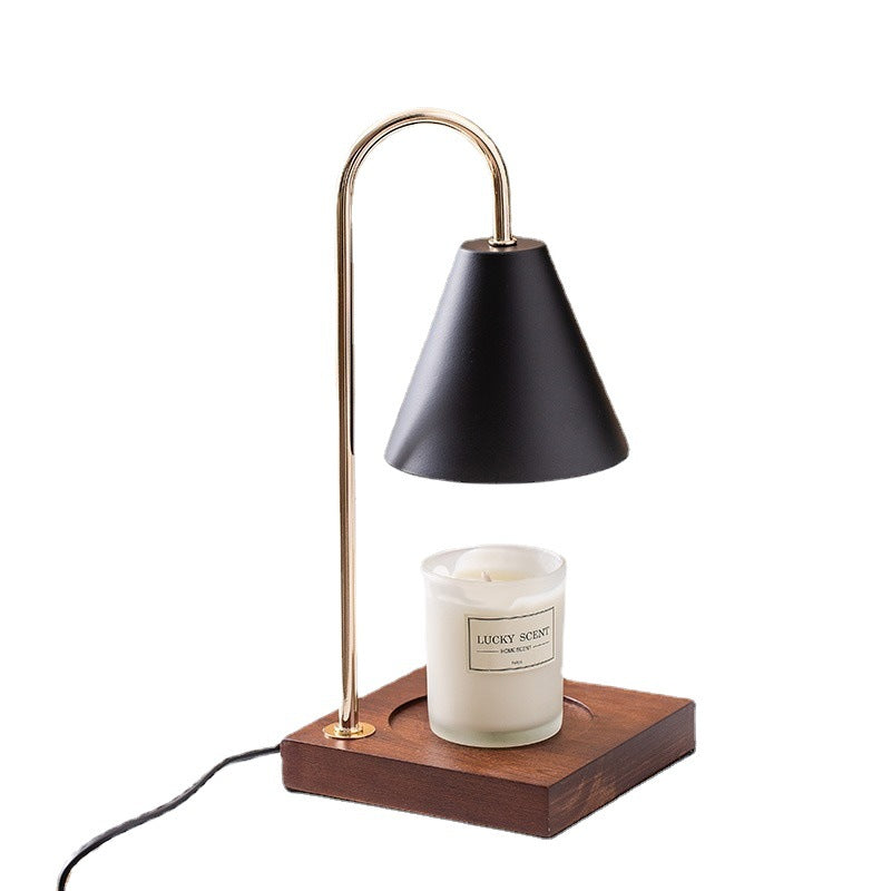 Candle Warmer Lamp Black Walnut