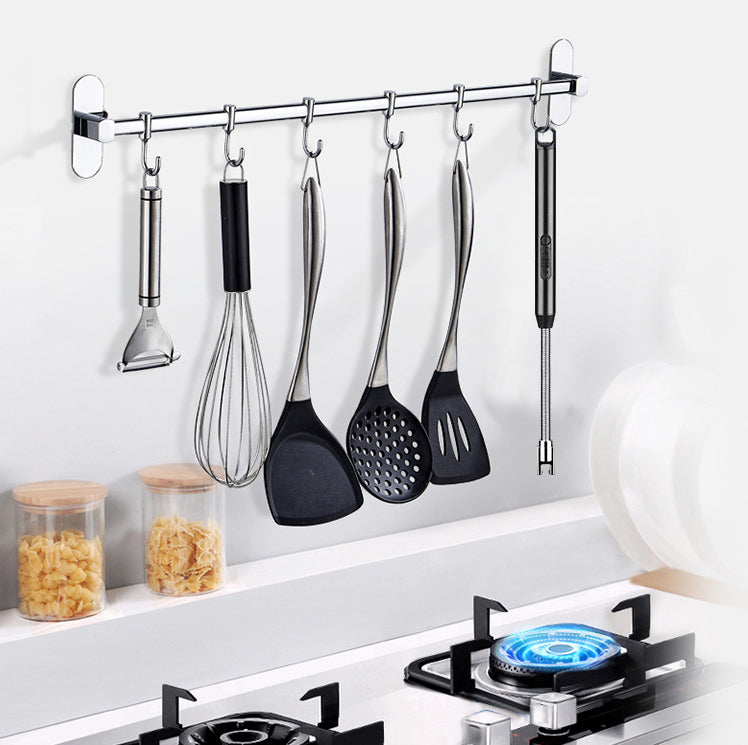 Electric Flameless Candle BBQ Lighter - Black and Sliver