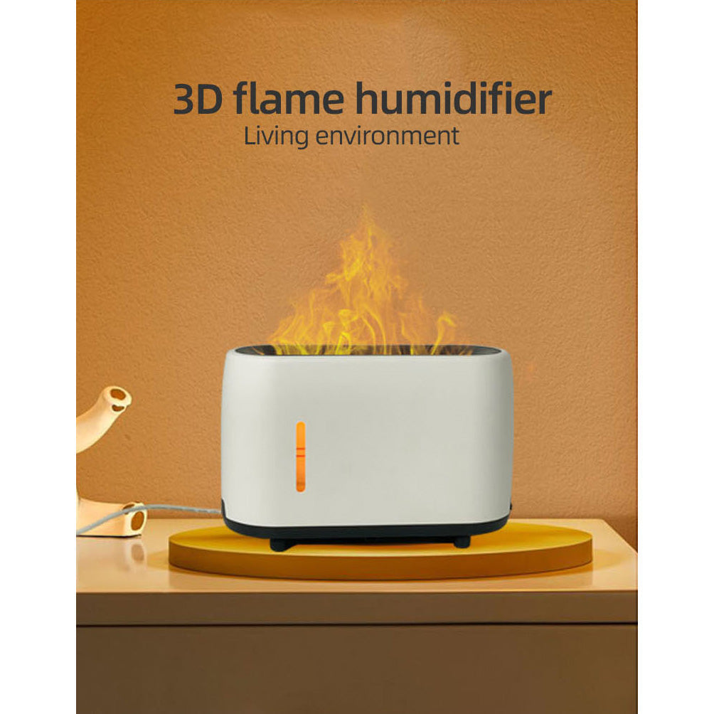Air Humidifier Essential Oil Diffuser Portable Flame Diffuser