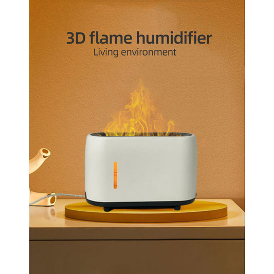 Air Humidifier Essential Oil Diffuser Portable Flame Diffuser