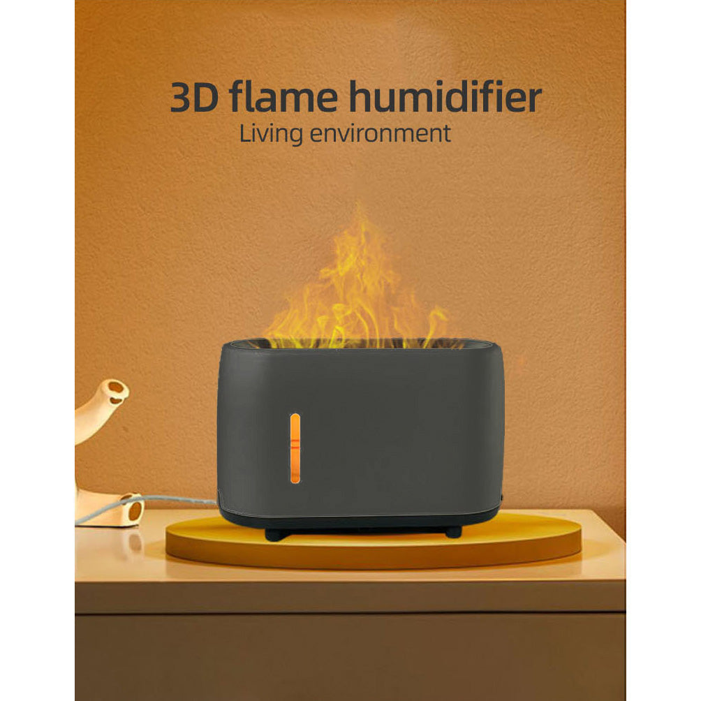 Air Humidifier Essential Oil Diffuser Portable Flame Diffuser