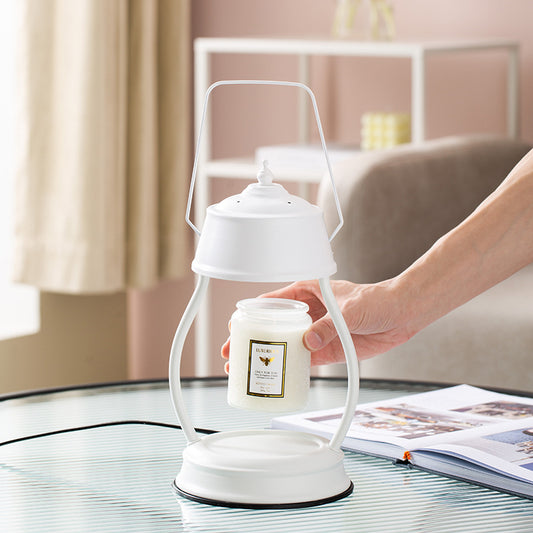 Vintage Style Candle Warmer White