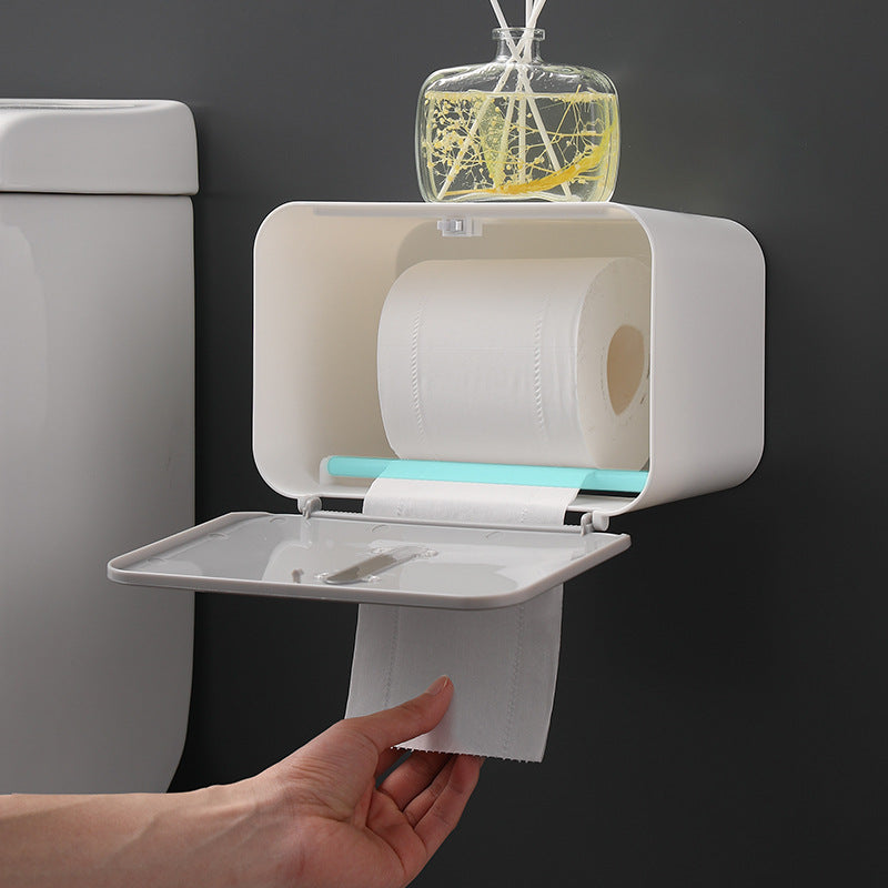 Toilet Paper Holder with Shelf