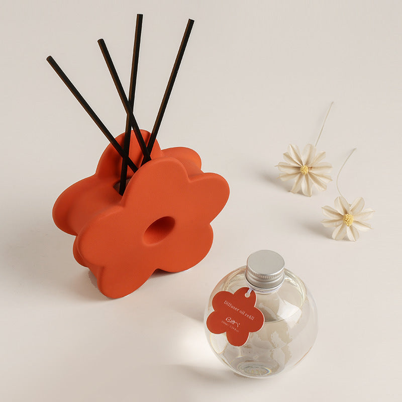 Morandi Flower Shape Aroma Diffuser with 230ml ESSENTIAL OIL