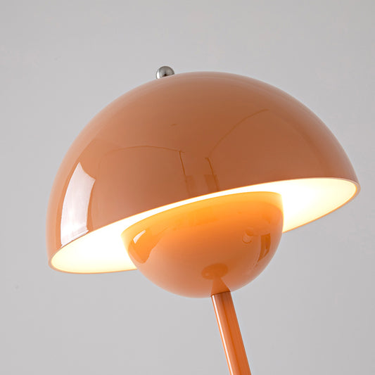 Rechargeable Desk Lamp Nordic Minimalist Mushroom Lamp Retro Gray