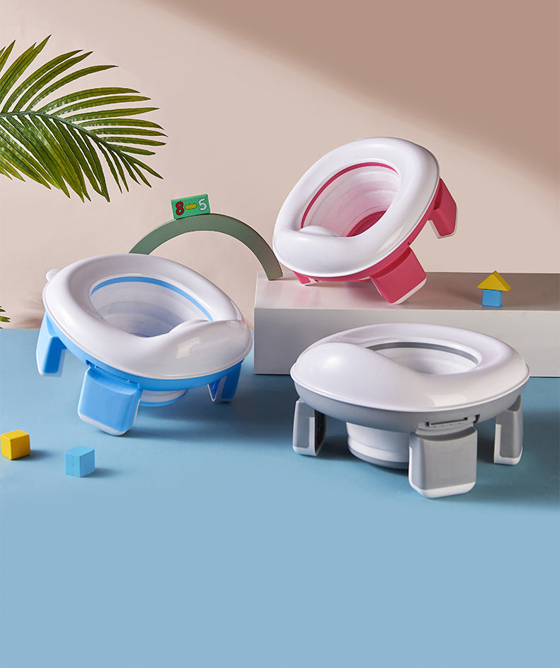 Baby Toilet Seat Reducer Travel Foldable Toilet Seat Portable Potty Seat