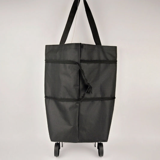 Foldable Shopping Cart Black